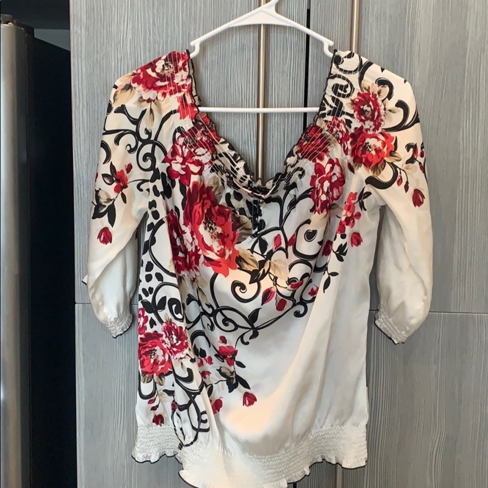 Off the shoulder blouse